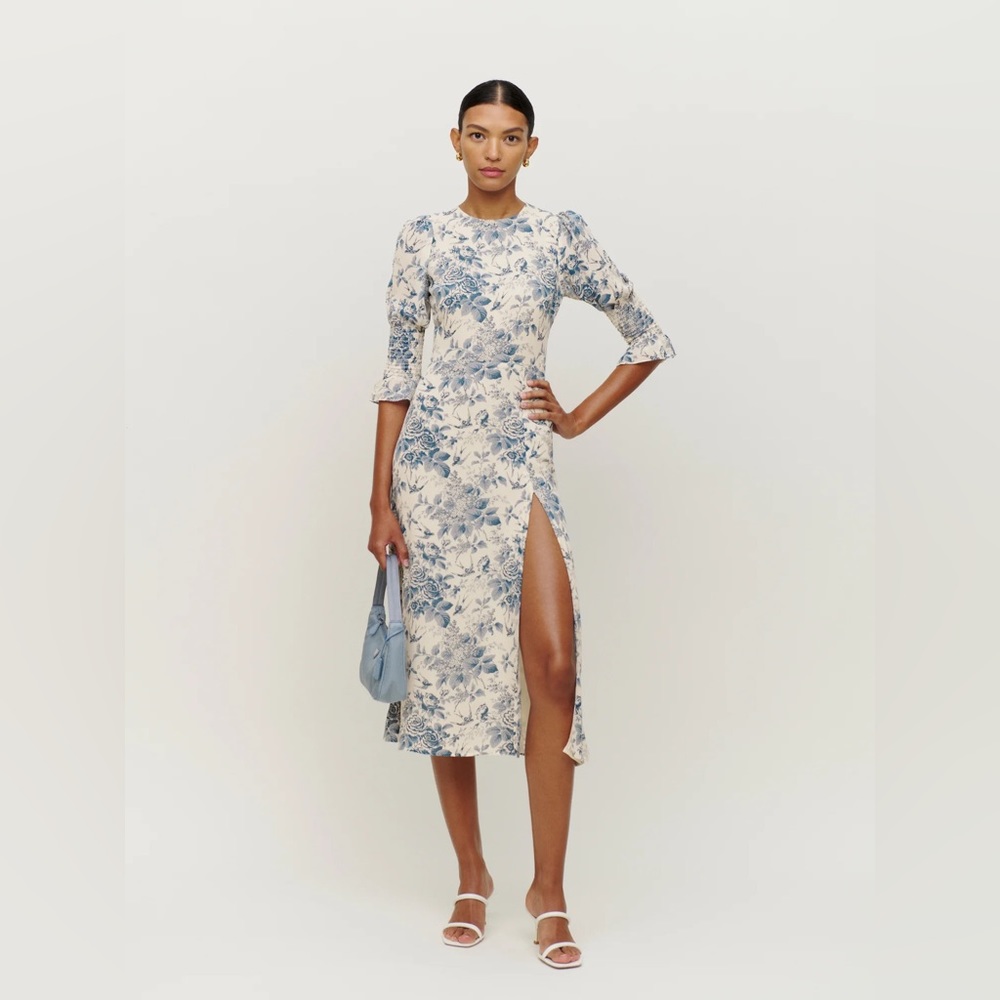 Carolena Reformation Dress in Pompadour